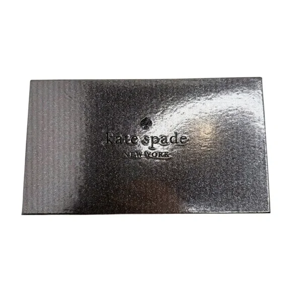 Kate Spade NIB Kenzie Glitter Seawater Wristlet Zip Pouch w/ Box NWT - Picture 13 of 14